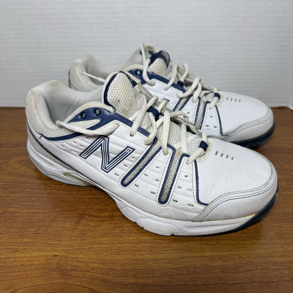 New Balance 656 Tennis Court Shoes Mens 8.5 White Training Sneakers